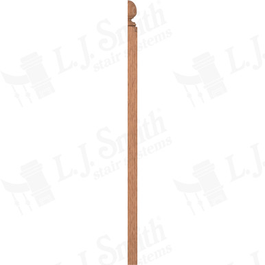 L.J. Smith 3-1/2" Half Short Utility Newel · LJ-4004COL1/2-O — stair parts selection with LeviArs Design & Remodeling