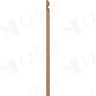 L.J. Smith 3-1/2" Half Short Utility Newel · LJ-4004COL1/2-P — stair parts selection with LeviArs Design & Remodeling