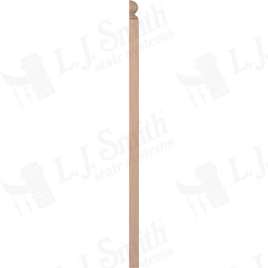 L.J. Smith 3-1/2" Half Short Utility Newel · LJ-4004RT 1/2-B — stair parts selection with LeviArs Design & Remodeling