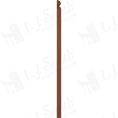 L.J. Smith 3-1/2" Half Short Utility Newel · LJ-4004RT 1/2-C — stair parts selection with LeviArs Design & Remodeling
