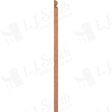 L.J. Smith 3-1/2" Half Short Utility Newel · LJ-4004RT 1/2-O — stair parts selection with LeviArs Design & Remodeling