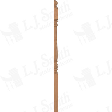 L.J. Smith 3-1/2" Half Short Utility Newel · LJ-4500 1/2-AL — stair parts selection with LeviArs Design & Remodeling