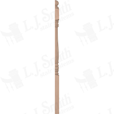 L.J. Smith 3-1/2" Half Short Utility Newel · LJ-4500 1/2-B — stair parts selection with LeviArs Design & Remodeling