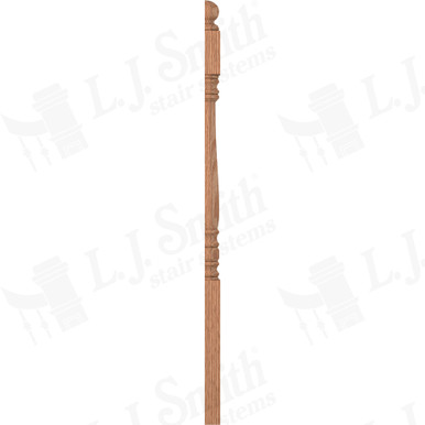 L.J. Smith 3-1/2" Half Short Utility Newel · LJ-45008 1/2-O — stair parts selection with LeviArs Design & Remodeling