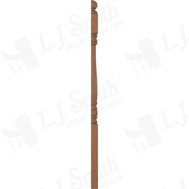 L.J. Smith 3-1/2" Half Short Utility Newel · LJ-45008 1/2-WO — stair parts selection with LeviArs Design & Remodeling