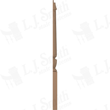L.J. Smith 3-1/2" Half Short Utility Newel · LJF-3010 1/2-P — stair parts selection with LeviArs Design & Remodeling