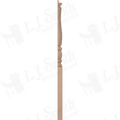 L.J. Smith 3-1/2" Half Short Utility Newel · LJF-3310 1/2-M — stair parts selection with LeviArs Design & Remodeling