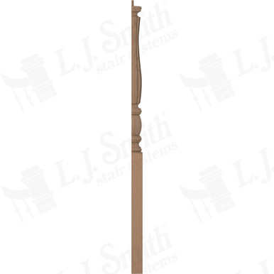 L.J. Smith 3-1/2" Half Short Utility Newel · LJF-3310 1/2-P — stair parts selection with LeviArs Design & Remodeling