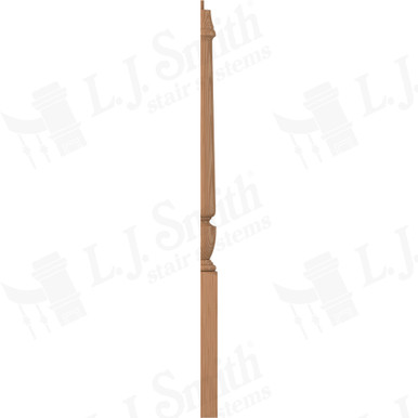 L.J. Smith 3-1/2" Half Short Utility Newel · LJP-3010 1/2-AL — stair parts selection with LeviArs Design & Remodeling
