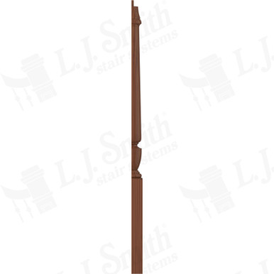 L.J. Smith 3-1/2" Half Short Utility Newel · LJP-3010 1/2-C — stair parts selection with LeviArs Design & Remodeling