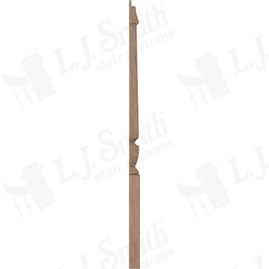 L.J. Smith 3-1/2" Half Short Utility Newel · LJP-3010 1/2-HK — stair parts selection with LeviArs Design & Remodeling