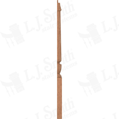 L.J. Smith 3-1/2" Half Short Utility Newel · LJP-3010 1/2-O — stair parts selection with LeviArs Design & Remodeling