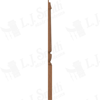 L.J. Smith 3-1/2" Half Short Utility Newel · LJP-3010 1/2-WO — stair parts selection with LeviArs Design & Remodeling