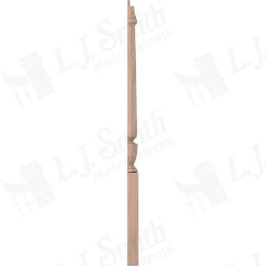 L.J. Smith 3-1/2" Half Short Utility Newel · LJP-30108 1/2-B — stair parts selection with LeviArs Design & Remodeling