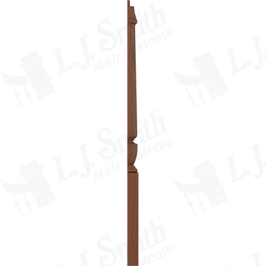 L.J. Smith 3-1/2" Half Short Utility Newel · LJP-30108 1/2-C — stair parts selection with LeviArs Design & Remodeling