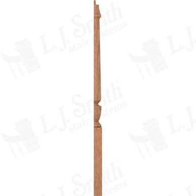 L.J. Smith 3-1/2" Half Short Utility Newel · LJP-30108 1/2-O — stair parts selection with LeviArs Design & Remodeling