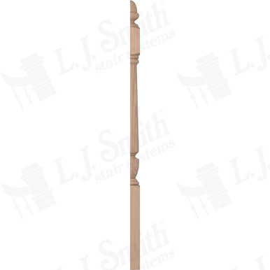 L.J. Smith 3-1/2" Half Short Utility Newel · LJP-3040 1/2-B — stair parts selection with LeviArs Design & Remodeling