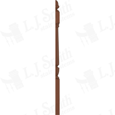 L.J. Smith 3-1/2" Half Short Utility Newel · LJP-3040 1/2-C — stair parts selection with LeviArs Design & Remodeling