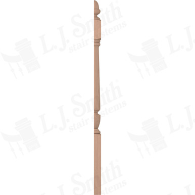 L.J. Smith 3-1/2" Half Short Utility Newel · LJP-3040 1/2-HM — stair parts selection with LeviArs Design & Remodeling