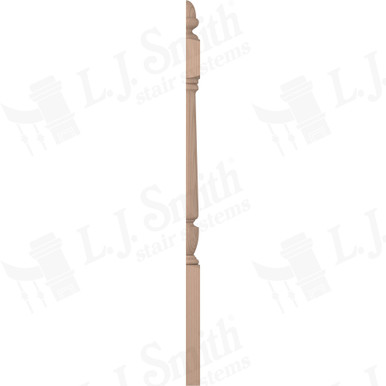 L.J. Smith 3-1/2" Half Short Utility Newel · LJP-3040 1/2-M — stair parts selection with LeviArs Design & Remodeling