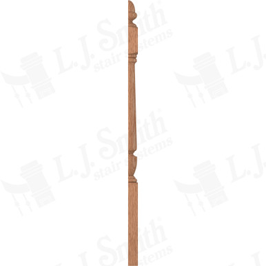 L.J. Smith 3-1/2" Half Short Utility Newel · LJP-3040 1/2-O — stair parts selection with LeviArs Design & Remodeling