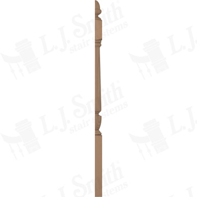 L.J. Smith 3-1/2" Half Short Utility Newel · LJP-3040 1/2-P — stair parts selection with LeviArs Design & Remodeling
