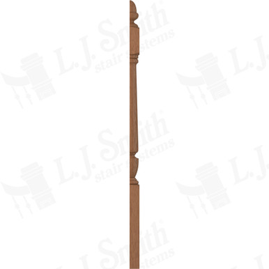 L.J. Smith 3-1/2" Half Short Utility Newel · LJP-3040 1/2-WO — stair parts selection with LeviArs Design & Remodeling