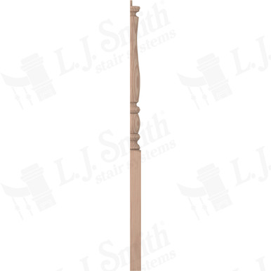 L.J. Smith 3-1/2" Half Short Utility Newel · LJP-3310 1/2-B — stair parts selection with LeviArs Design & Remodeling