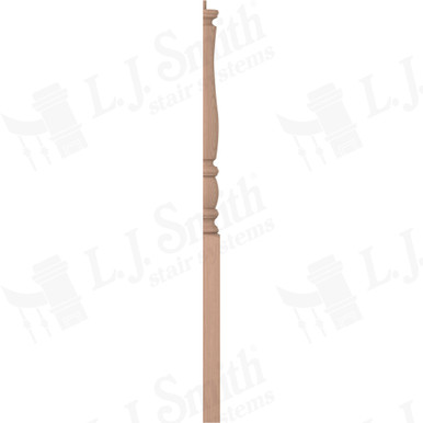L.J. Smith 3-1/2" Half Short Utility Newel · LJP-3310 1/2-HM — stair parts selection with LeviArs Design & Remodeling