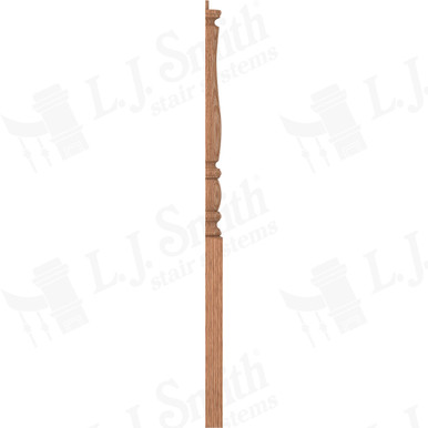L.J. Smith 3-1/2" Half Short Utility Newel · LJP-3310 1/2-O — stair parts selection with LeviArs Design & Remodeling