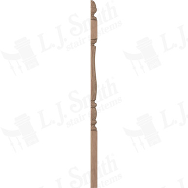 L.J. Smith 3-1/2" Half Short Utility Newel · LJP-3340 1/2-HK — stair parts selection with LeviArs Design & Remodeling