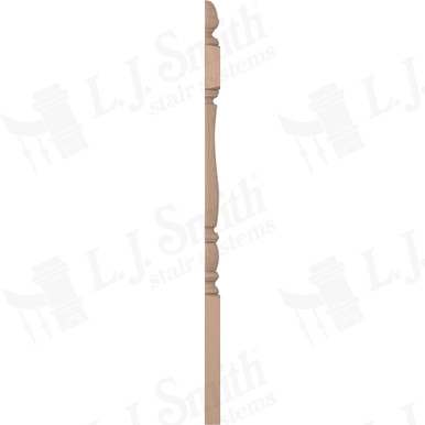 L.J. Smith 3-1/2" Half Short Utility Newel · LJP-3340 1/2-M — stair parts selection with LeviArs Design & Remodeling