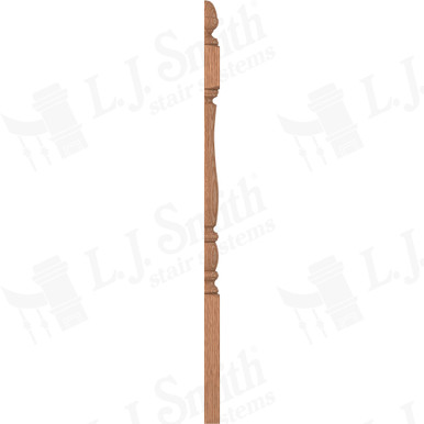 L.J. Smith 3-1/2" Half Short Utility Newel · LJP-3340 1/2-O — stair parts selection with LeviArs Design & Remodeling
