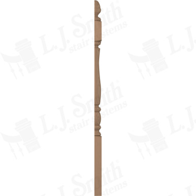L.J. Smith 3-1/2" Half Short Utility Newel · LJP-3340 1/2-P — stair parts selection with LeviArs Design & Remodeling
