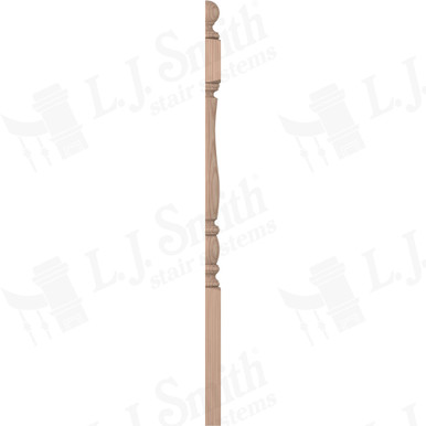 L.J. Smith 3-1/2" Half Short Utility Newel · LJP-3340BT 1/2-B — stair parts selection with LeviArs Design & Remodeling