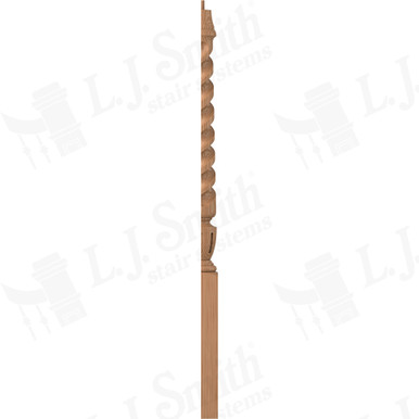 L.J. Smith 3-1/2" Half Short Utility Newel · LJT-3010 1/2-AL — stair parts selection with LeviArs Design & Remodeling