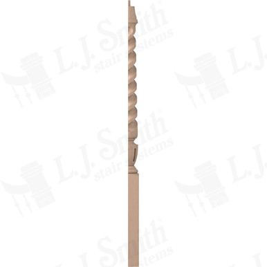 L.J. Smith 3-1/2" Half Short Utility Newel · LJT-3010 1/2-M — stair parts selection with LeviArs Design & Remodeling