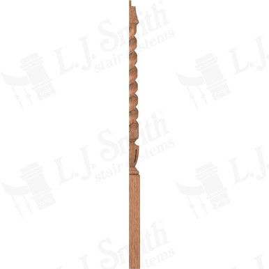 L.J. Smith 3-1/2" Half Short Utility Newel · LJT-3010 1/2-O — stair parts selection with LeviArs Design & Remodeling