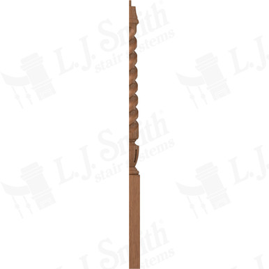 L.J. Smith 3-1/2" Half Short Utility Newel · LJT-3010 1/2-WO — stair parts selection with LeviArs Design & Remodeling