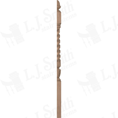 L.J. Smith 3-1/2" Half Short Utility Newel · LJT-3040 1/2-HK — stair parts selection with LeviArs Design & Remodeling