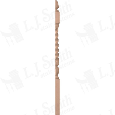L.J. Smith 3-1/2" Half Short Utility Newel · LJT-3040 1/2-HM — stair parts selection with LeviArs Design & Remodeling