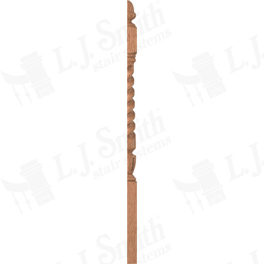 L.J. Smith 3-1/2" Half Short Utility Newel · LJT-3040 1/2-O — stair parts selection with LeviArs Design & Remodeling