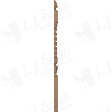 L.J. Smith 3-1/2" Half Short Utility Newel · LJT-3040 1/2-P — stair parts selection with LeviArs Design & Remodeling