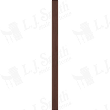 L.J. Smith 3-1/2" Intermediate Landing Newel · LJ-4001-W — stair parts selection with LeviArs Design & Remodeling
