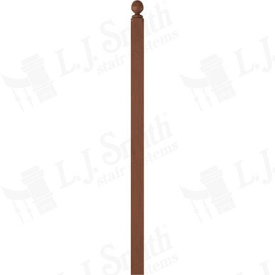 L.J. Smith 3-1/2" Intermediate Landing Newel · LJ-4006-COL-C — stair parts selection with LeviArs Design & Remodeling