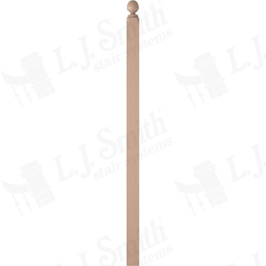 L.J. Smith 3-1/2" Intermediate Landing Newel · LJ-4006-COL-M — stair parts selection with LeviArs Design & Remodeling