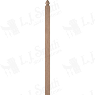 L.J. Smith 3-1/2" Intermediate Landing Newel · LJ-4006-HK — stair parts selection with LeviArs Design & Remodeling