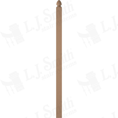 L.J. Smith 3-1/2" Intermediate Landing Newel · LJ-4006-P — stair parts selection with LeviArs Design & Remodeling