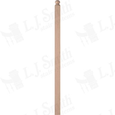 L.J. Smith 3-1/2" Intermediate Landing Newel · LJ-4006RT-B — stair parts selection with LeviArs Design & Remodeling