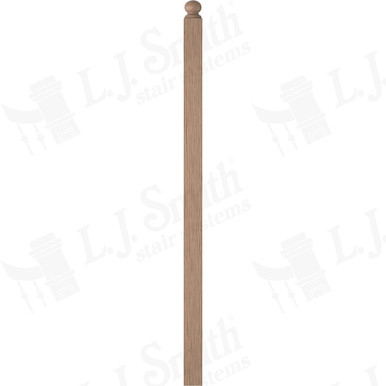 L.J. Smith 3-1/2" Intermediate Landing Newel · LJ-4006RT-HK — stair parts selection with LeviArs Design & Remodeling
